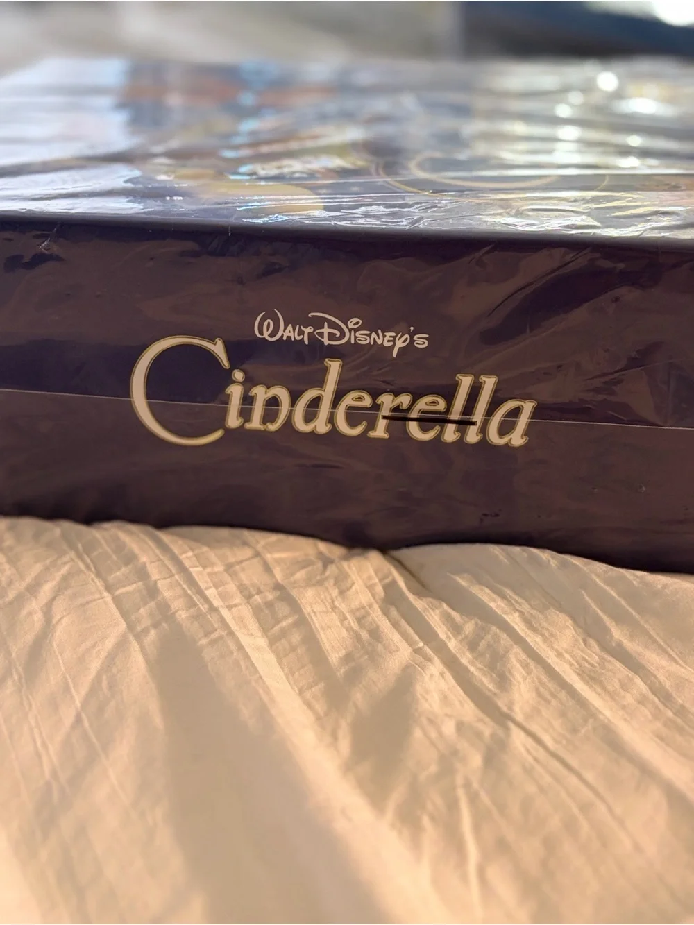 NEW Sealed Disney Cinderella Platinum Edition VHS Boxed Throw Blanket